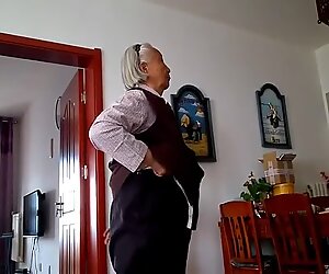 Avózinha velha chinesa se fode