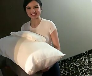 Sexy Polish Maid comes to Clean Hotel Room and Ends up getting Fucked